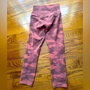 Lululemon align size 2 pink camp print pants